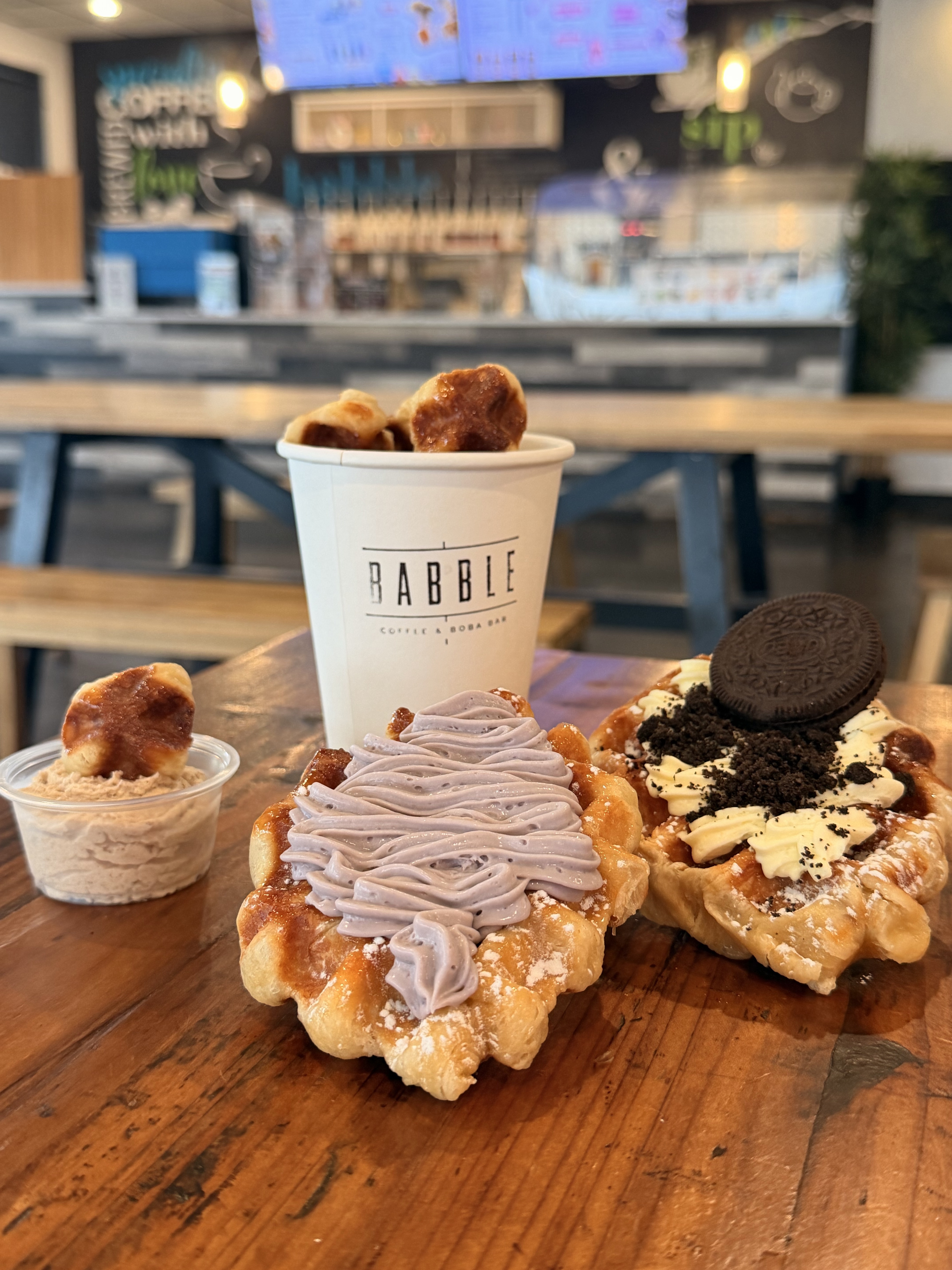 Babble Croffles menu