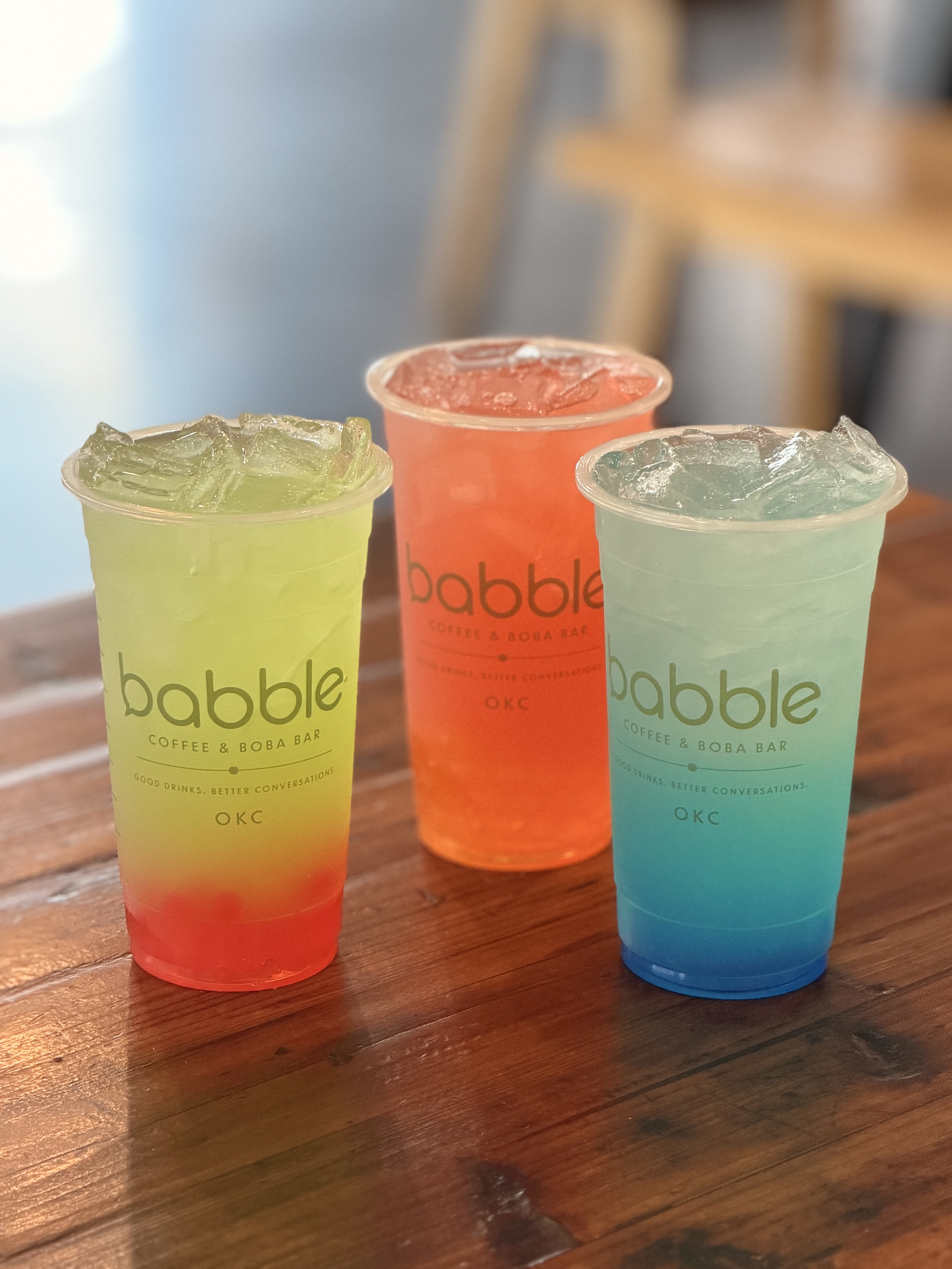 Babble Tea and Other Drinks menu