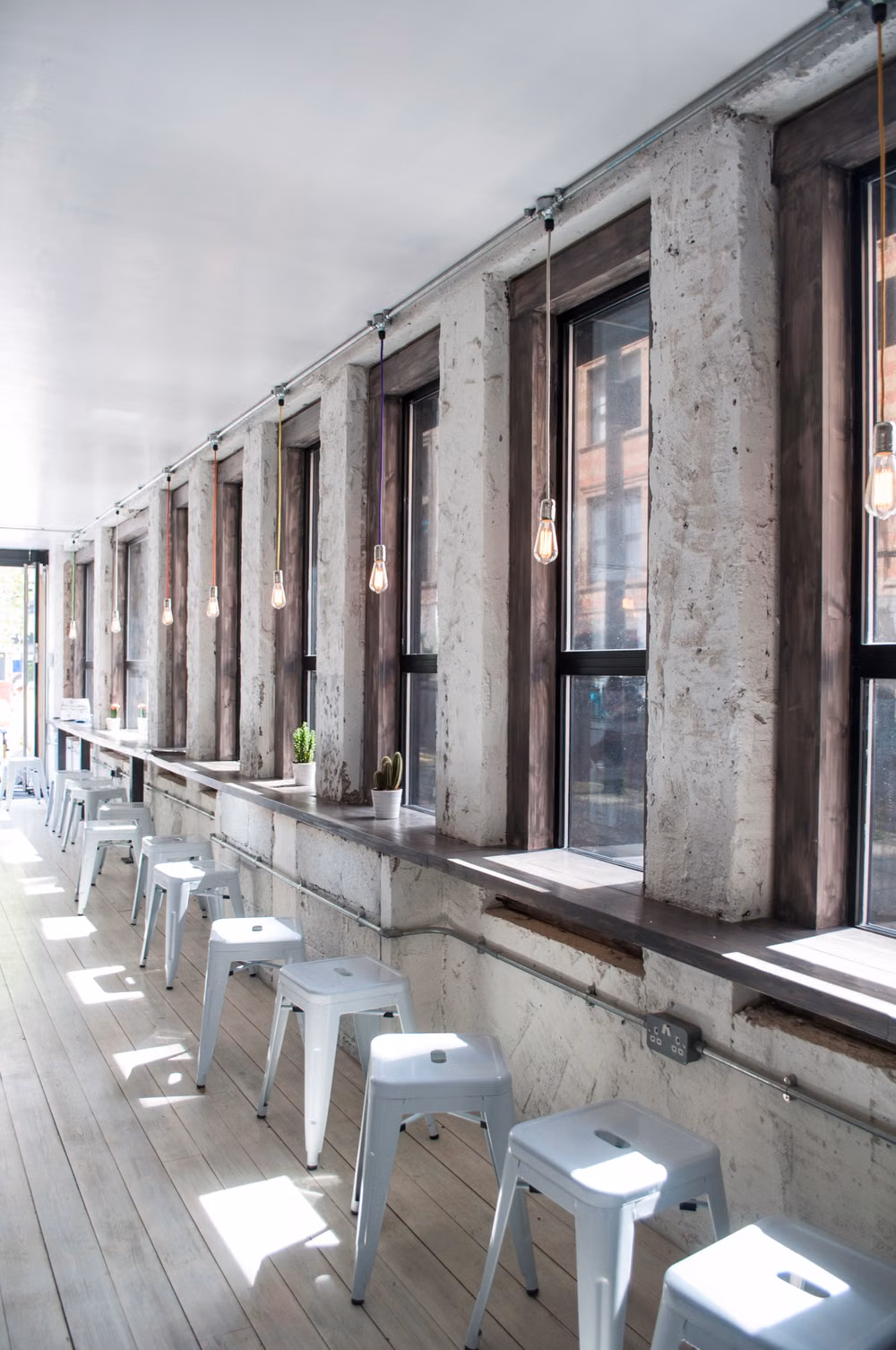 Stock photography inspiration: sunlit cafe interior; not the actual Babble location