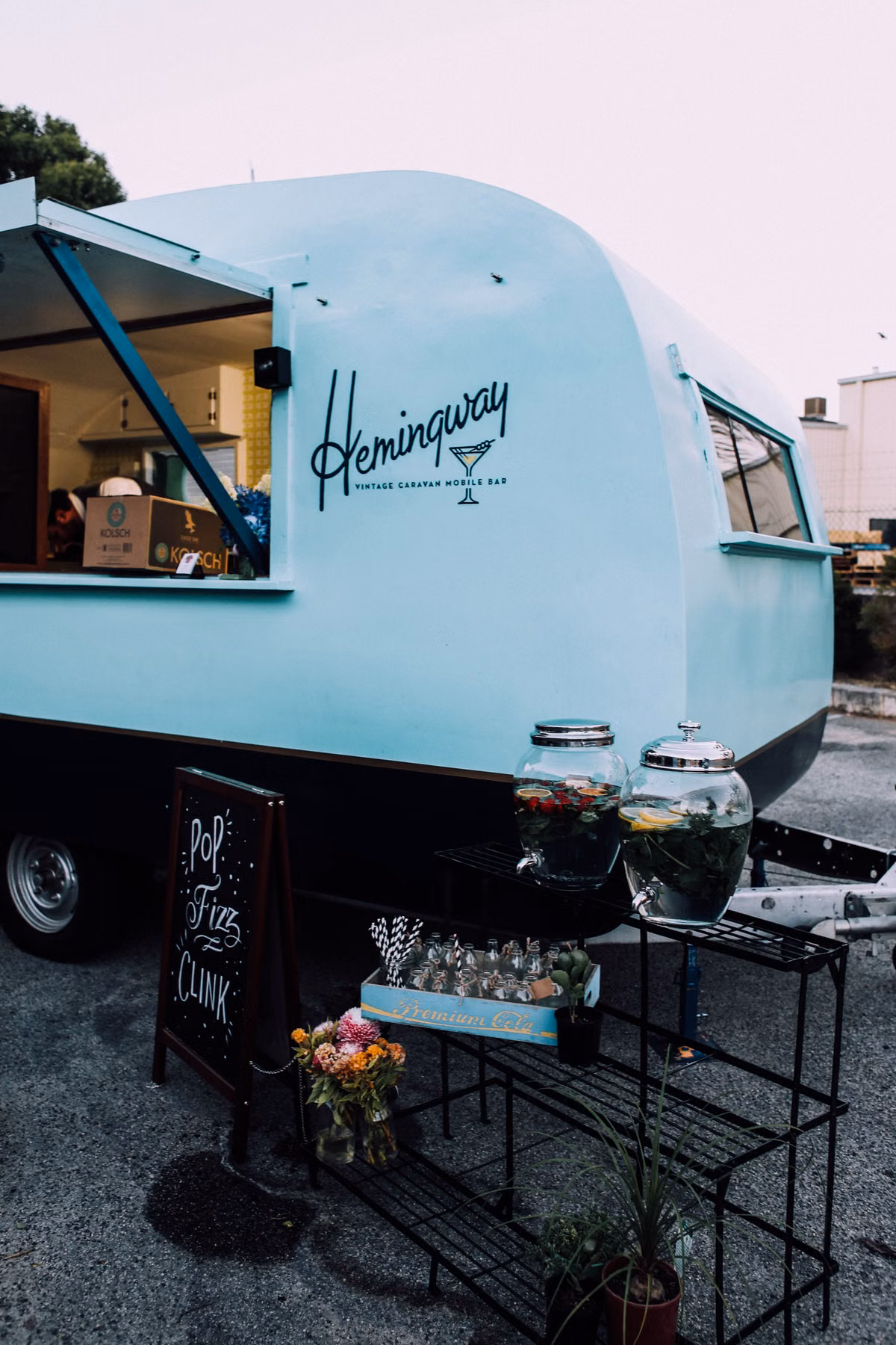 Stock inspiration photo of a mobile food van; not Babble's actual boba truck