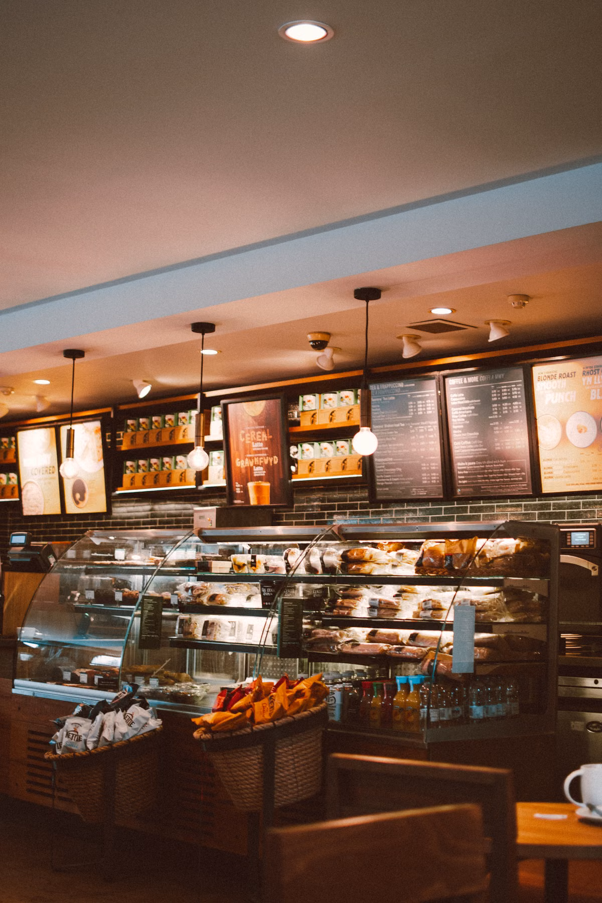 Stock inspiration photo of a welcoming cafe interior; not Babble's actual interior